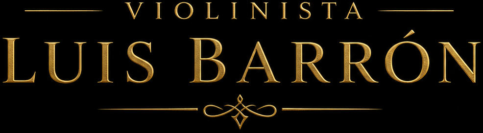 Violinista Luis Barrón